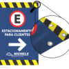 Banner com ilhós metálico
