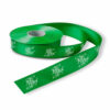 Fita de Cetim Personalizada Verde Bandeira - Rolo de 50m